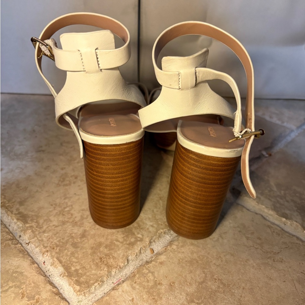 New Nordstrom Women’s Block‎ Heel Platform Sandals Summer Y2K Vacation - Picture 10 of 10